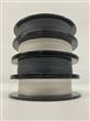MULTIFILAMENTO J-BRAID 4X 200M 0,50mm EN BLANCO Y GRIS