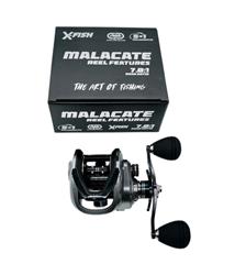 REEL MALACATE PLATEADO 5+1 METAL -DERECHO-